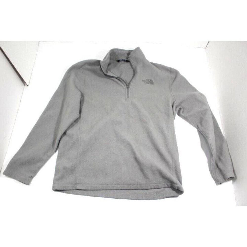 The North Face Light Weight Green Men's Pull Over  1/4 Zip Fleece Jacket M